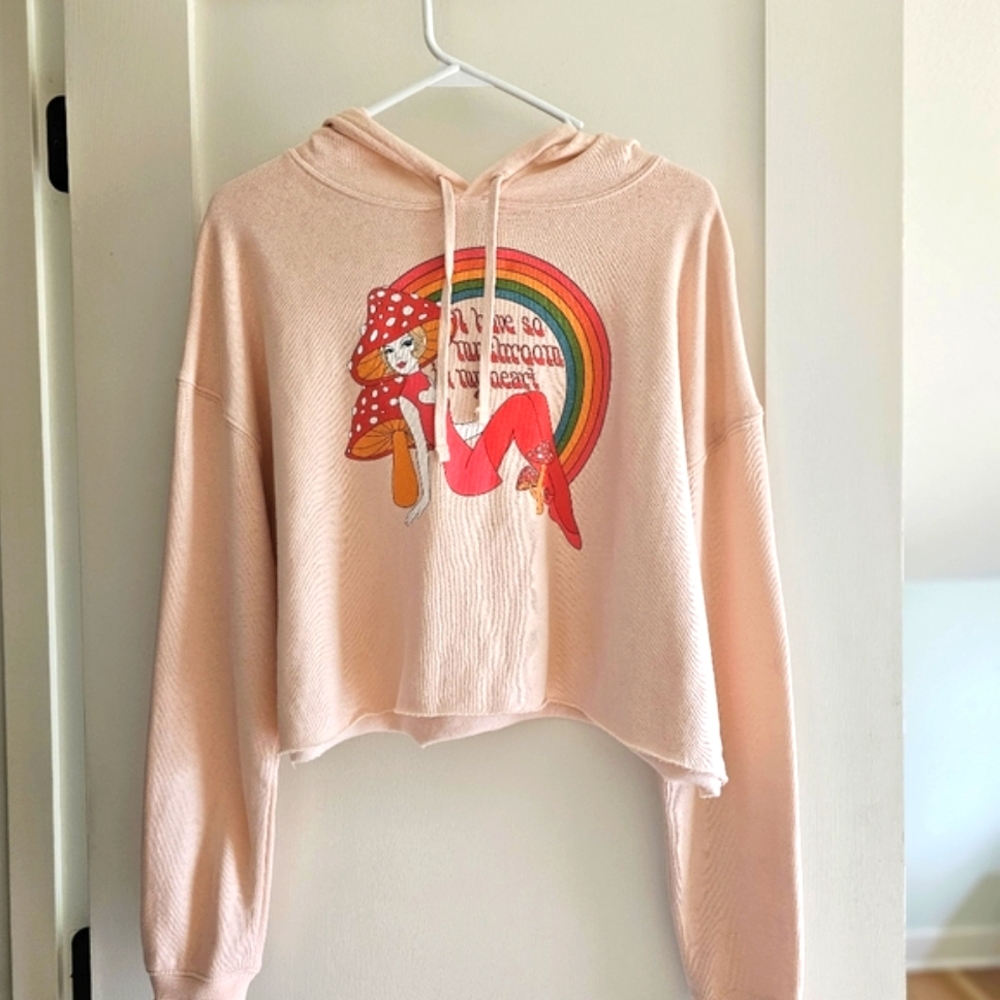Astral Weekend Mushroom Rainbow Hoodie